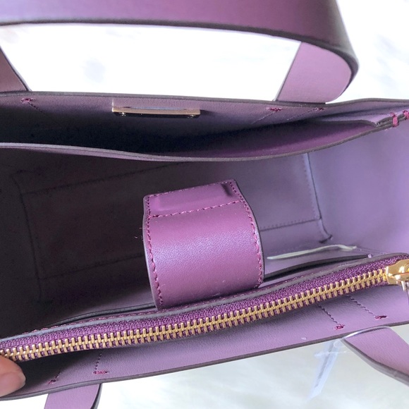 Kate Spade ♠️ NWT Purple Satchel Bag - Picture 4 of 8